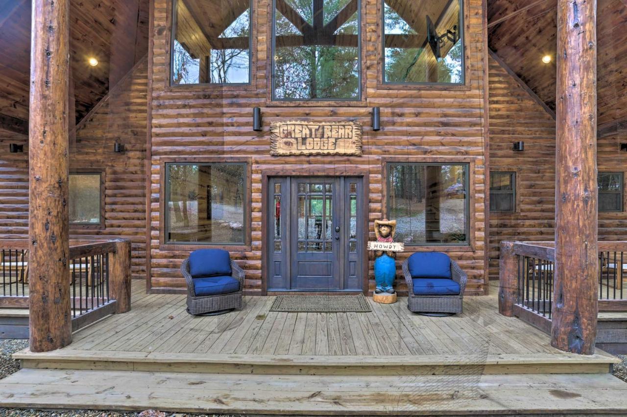 Luxe 'Great Bear Lodge' With Spa, Fire Pit, And Views! โบรคเคนโบว์ ภายนอก รูปภาพ